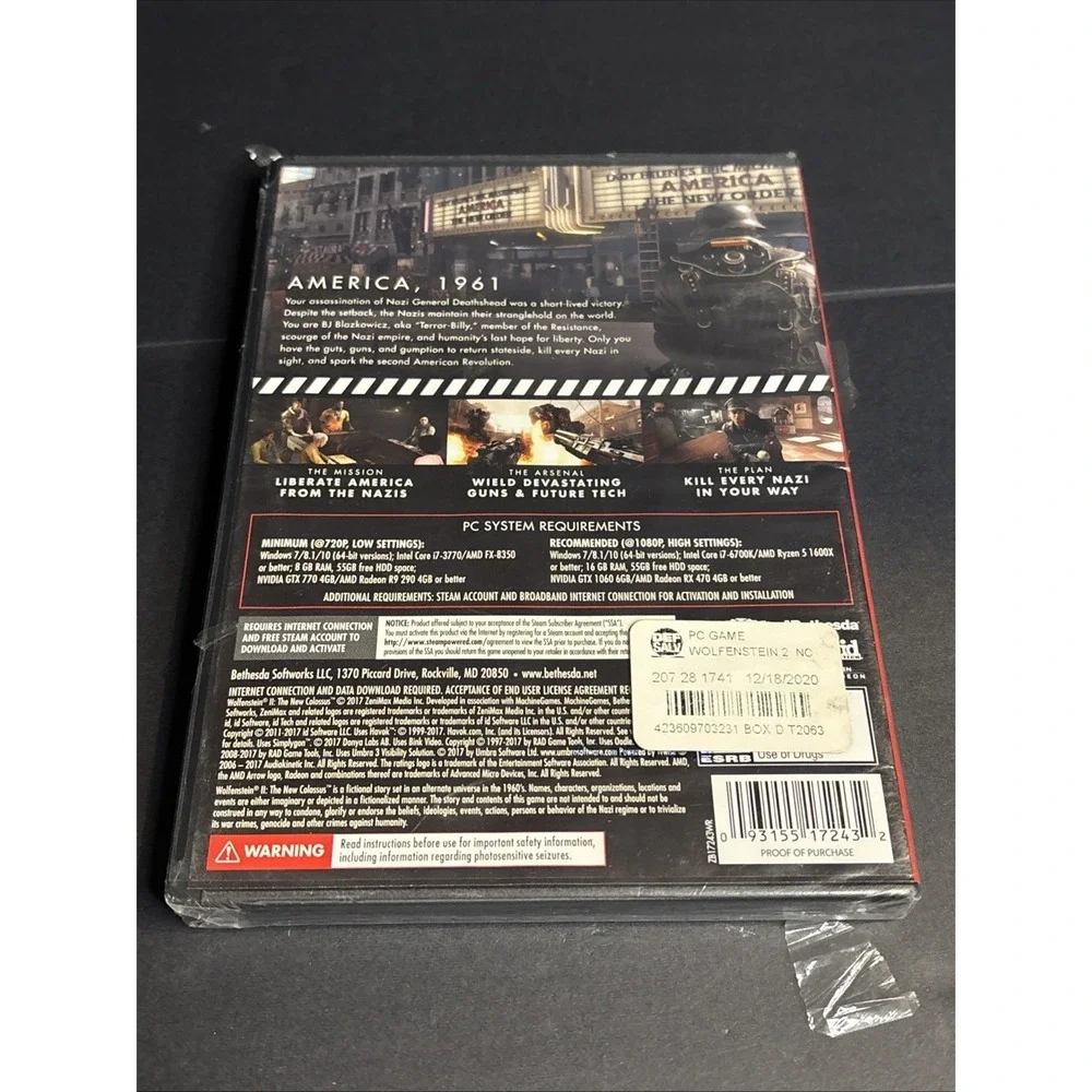 Wolfenstein II: The New Colossus - PC